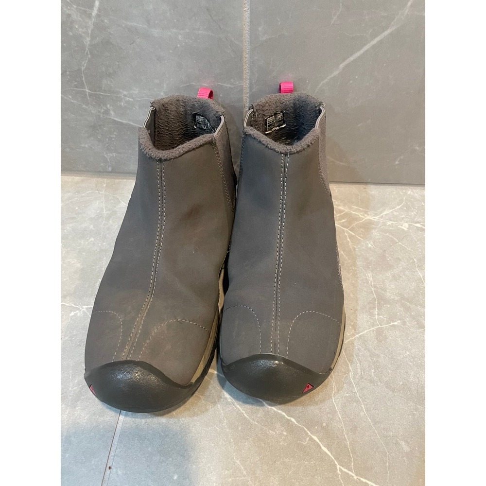 Keen Kootenay III Kids Leather Chelsea Boots Slip on Size 2